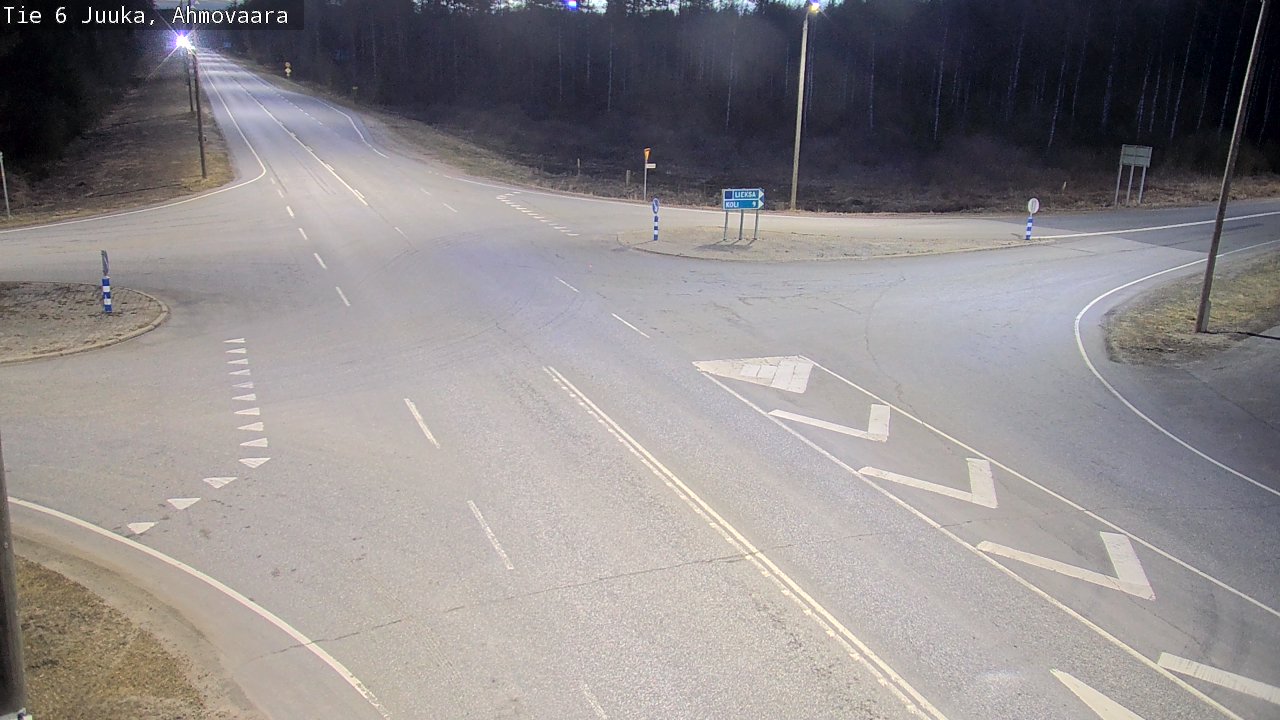 Weather Camera Image Road 6 Juuka, Ahmovaara, Juuka, Pohjois-Karjala