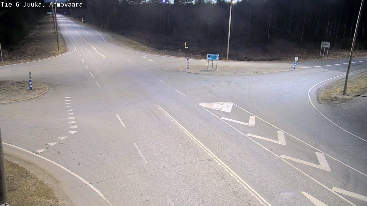 Weather Camera Image Road 6 Juuka, Ahmovaara, Juuka, Pohjois-Karjala