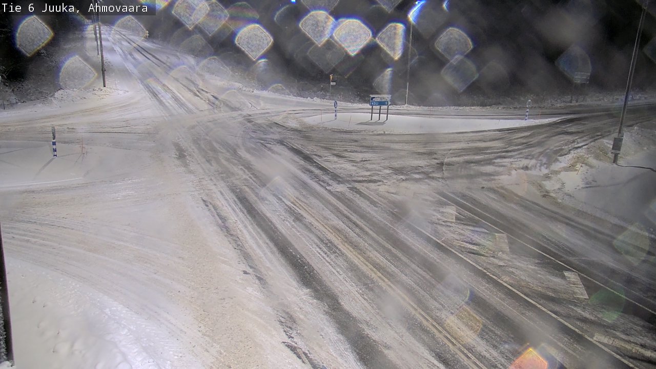 Weather Camera Image Väg 6 Juga, Ahmovaara, Juuka, Pohjois-Karjala