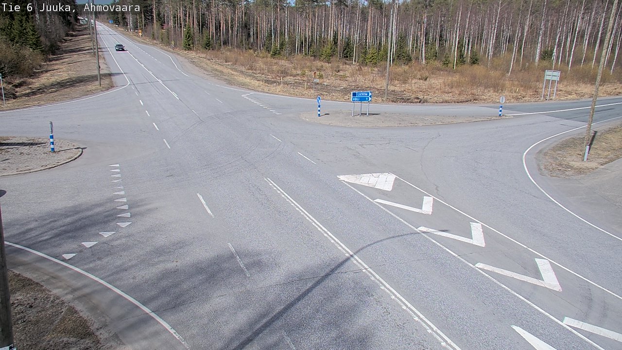 Weather Camera Image Road 6 Juuka, Ahmovaara, Juuka, Pohjois-Karjala