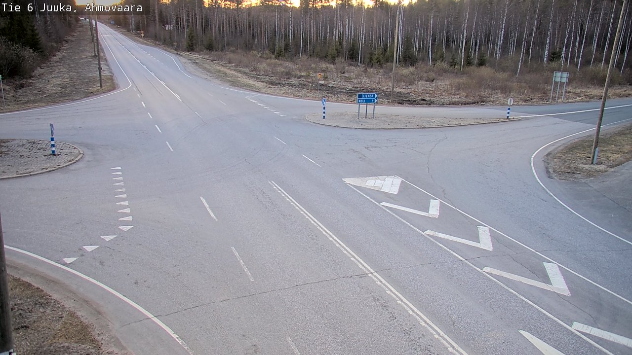 Weather Camera Image Road 6 Juuka, Ahmovaara, Juuka, Pohjois-Karjala