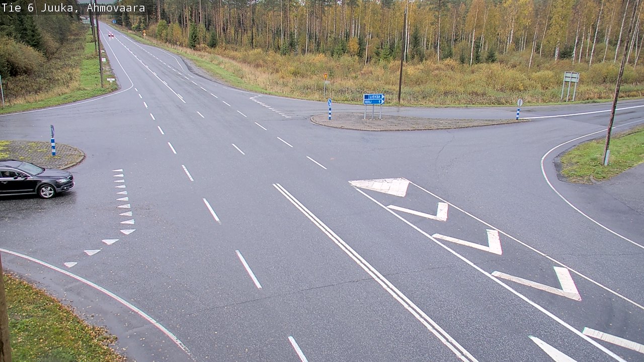Weather Camera Image Väg 6 Juga, Ahmovaara, Juuka, Pohjois-Karjala