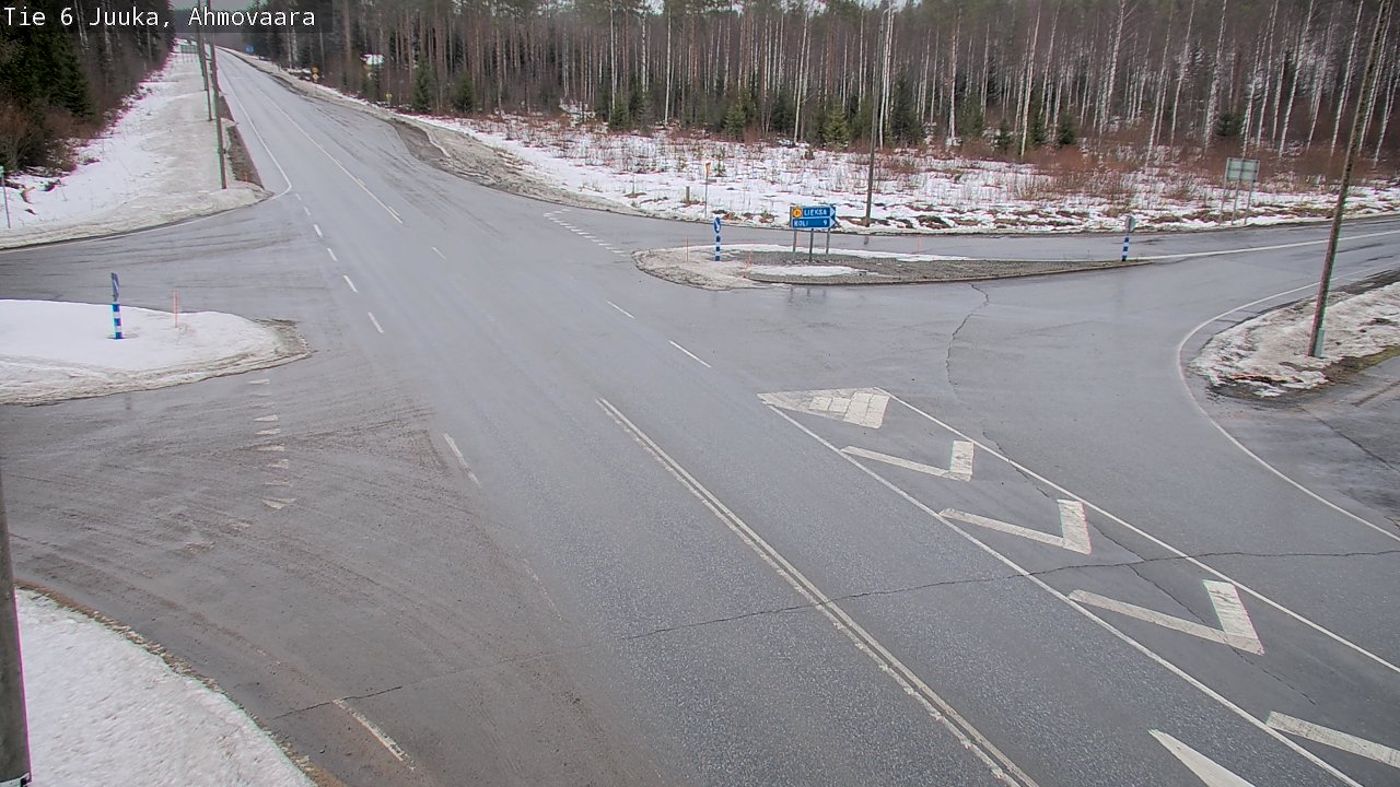 Weather Camera Image Road 6 Juuka, Ahmovaara, Juuka, Pohjois-Karjala