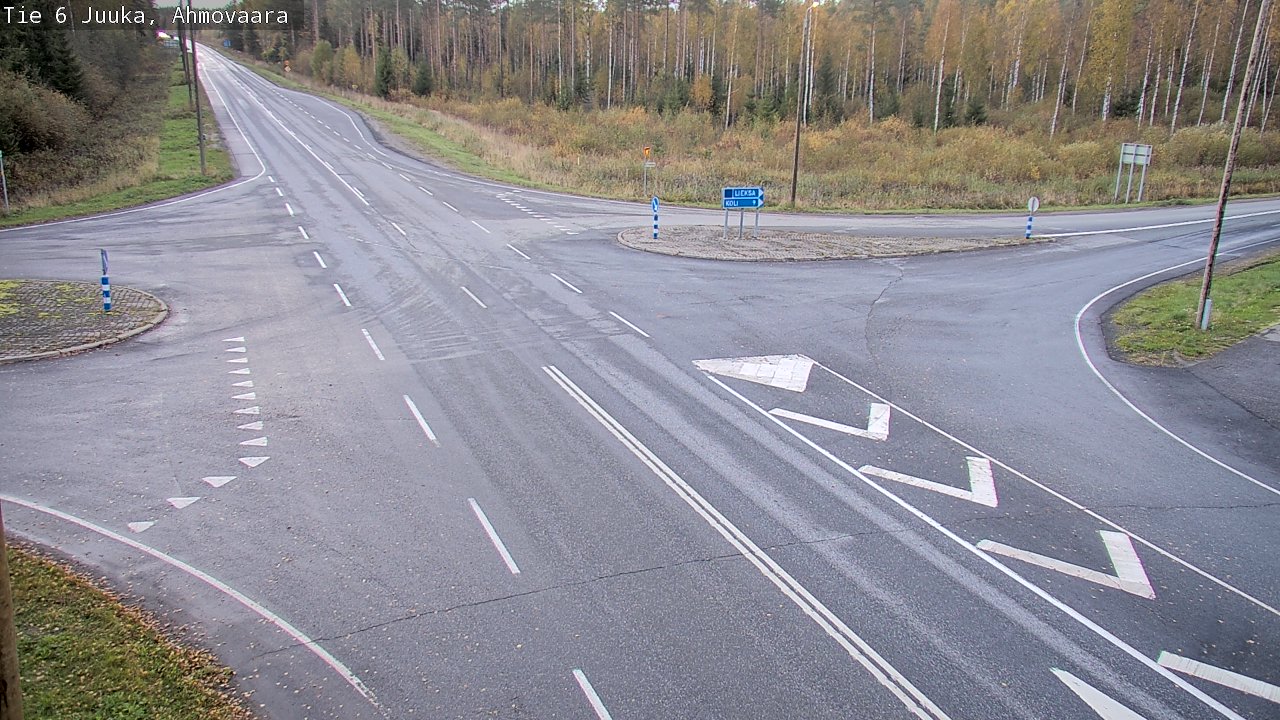 Weather Camera Image Väg 6 Juga, Ahmovaara, Juuka, Pohjois-Karjala