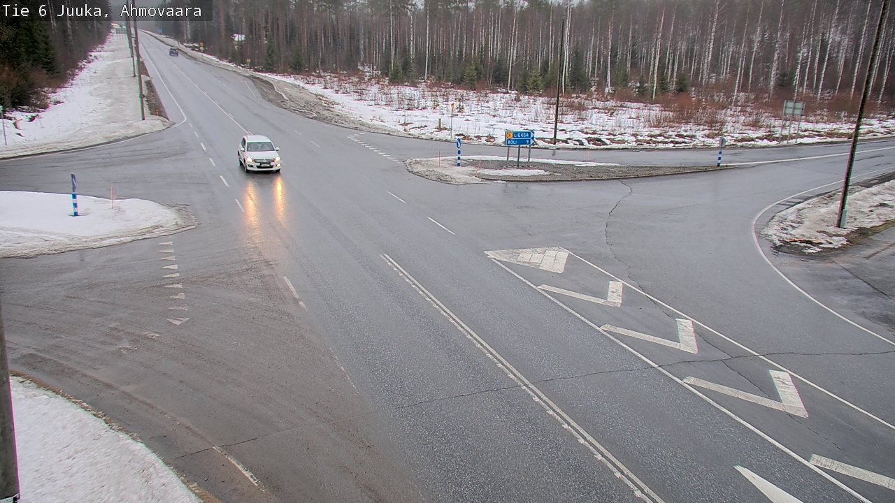 Weather Camera Image Road 6 Juuka, Ahmovaara, Juuka, Pohjois-Karjala