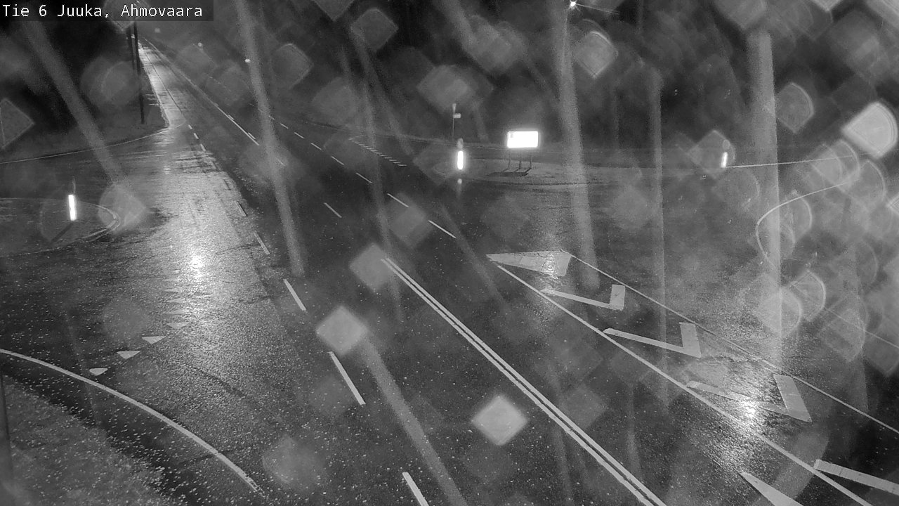 Weather Camera Image Väg 6 Juga, Ahmovaara, Juuka, Pohjois-Karjala