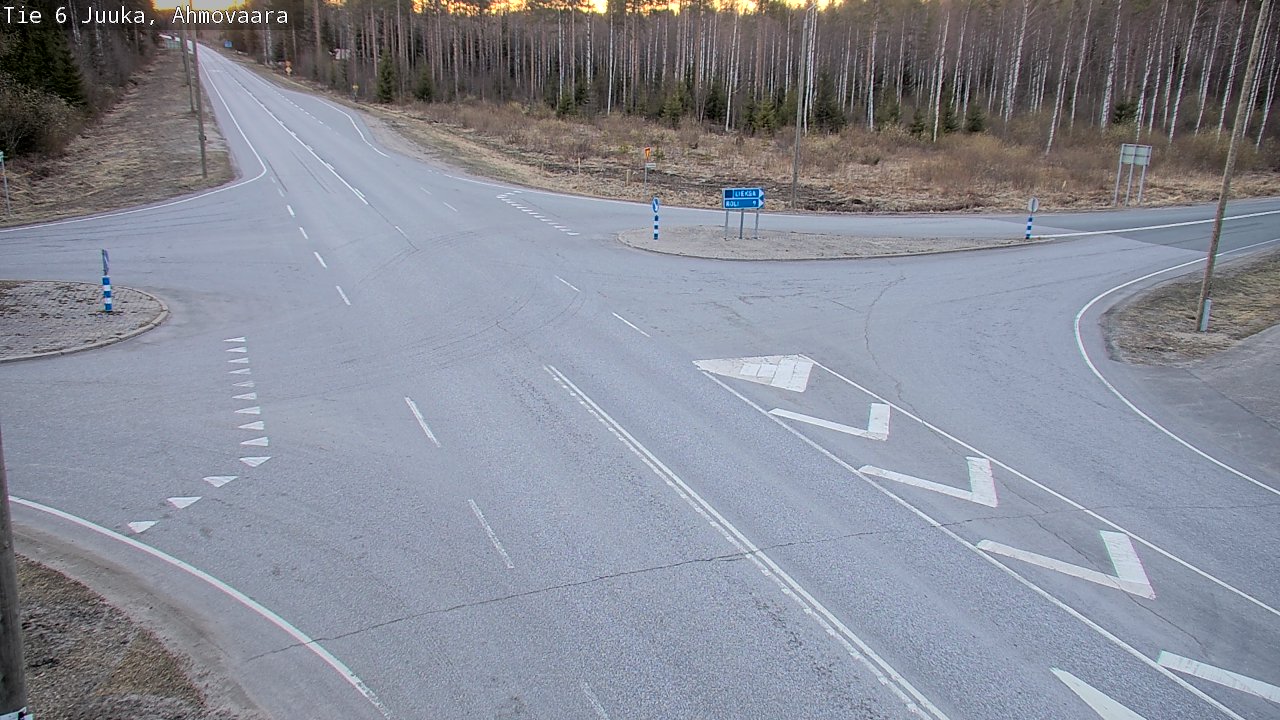 Weather Camera Image Road 6 Juuka, Ahmovaara, Juuka, Pohjois-Karjala