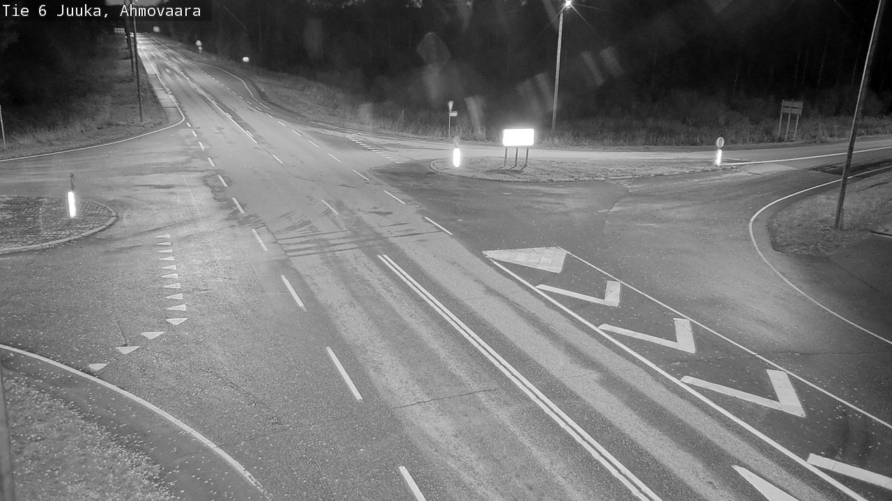 Weather Camera Image Väg 6 Juga, Ahmovaara, Juuka, Pohjois-Karjala