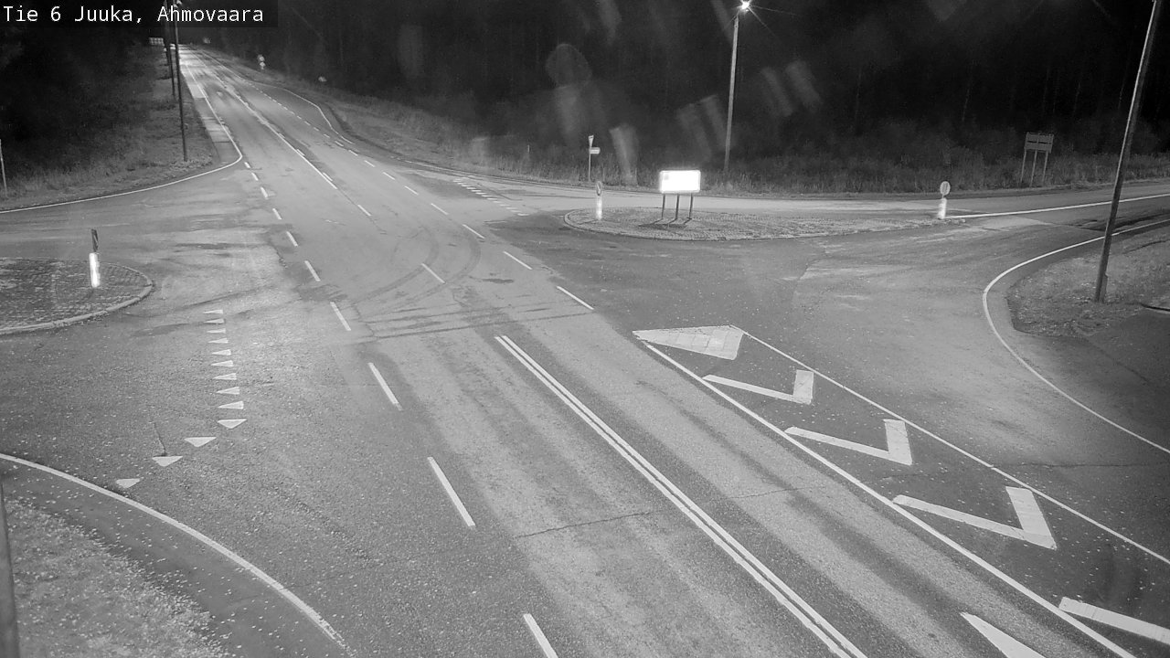 Weather Camera Image Väg 6 Juga, Ahmovaara, Juuka, Pohjois-Karjala