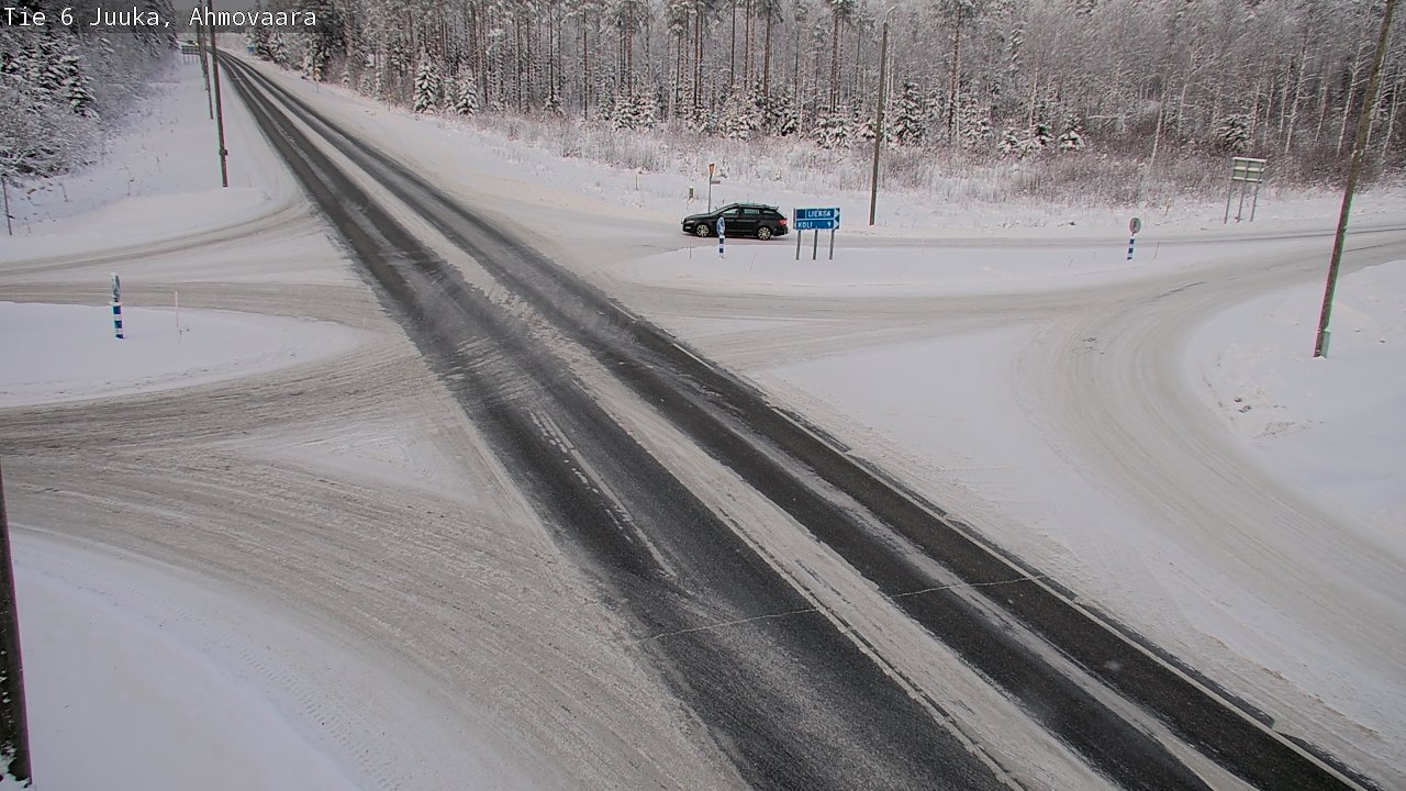 Weather Camera Image Road 6 Juuka, Ahmovaara, Juuka, Pohjois-Karjala