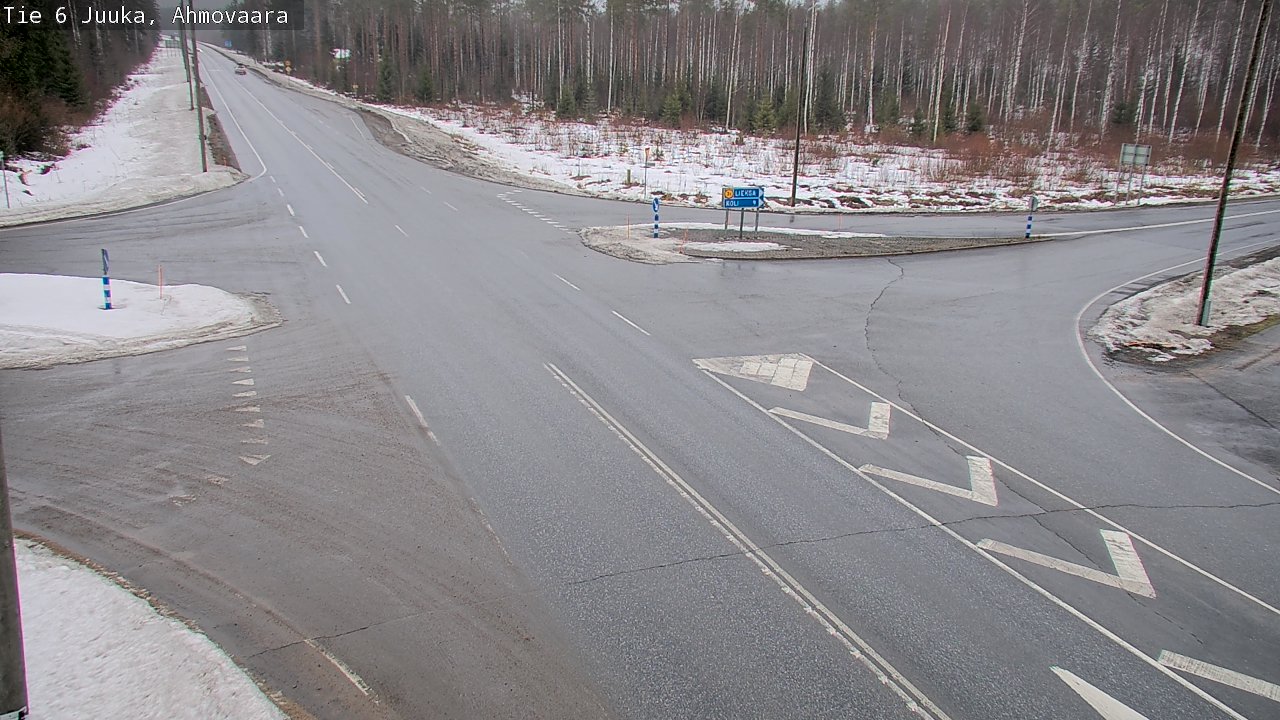 Weather Camera Image Road 6 Juuka, Ahmovaara, Juuka, Pohjois-Karjala