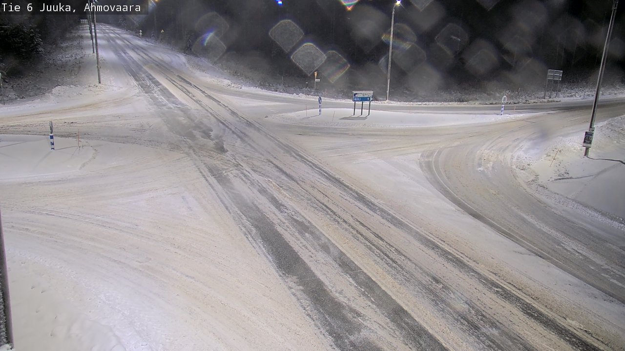 Weather Camera Image Väg 6 Juga, Ahmovaara, Juuka, Pohjois-Karjala