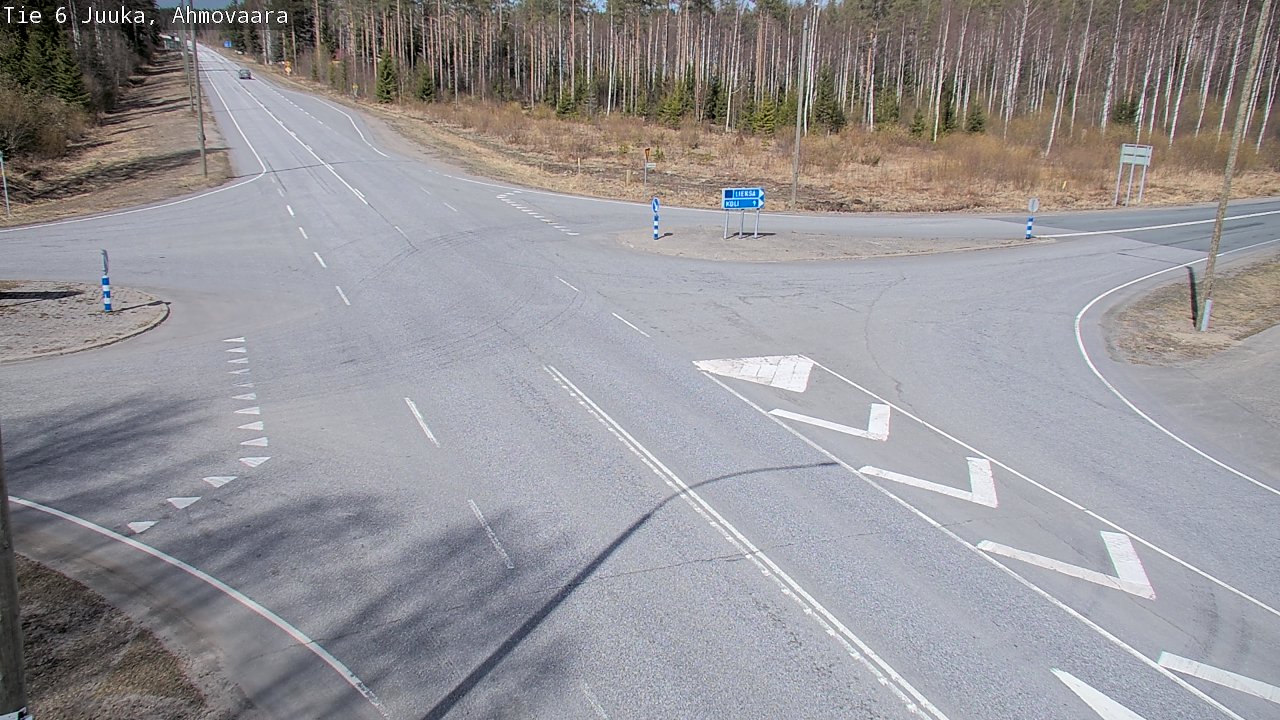 Weather Camera Image Road 6 Juuka, Ahmovaara, Juuka, Pohjois-Karjala