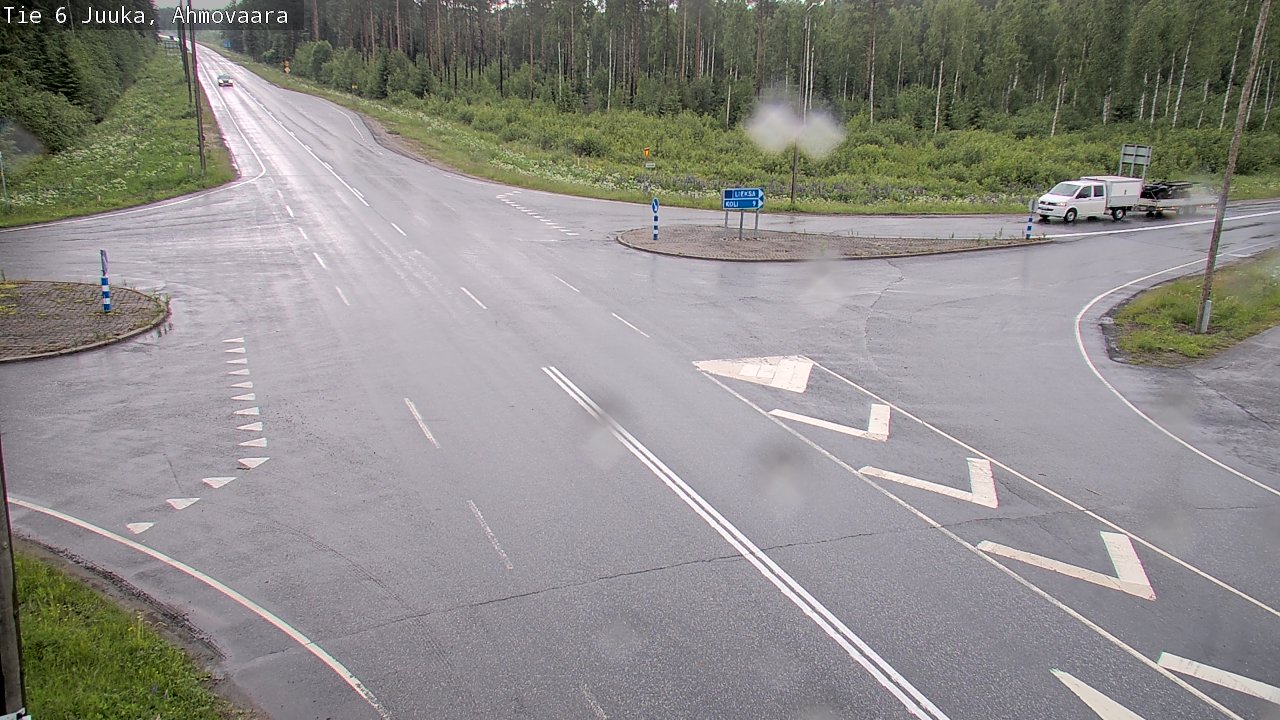 Weather Camera Image Väg 6 Juga, Ahmovaara, Juuka, Pohjois-Karjala