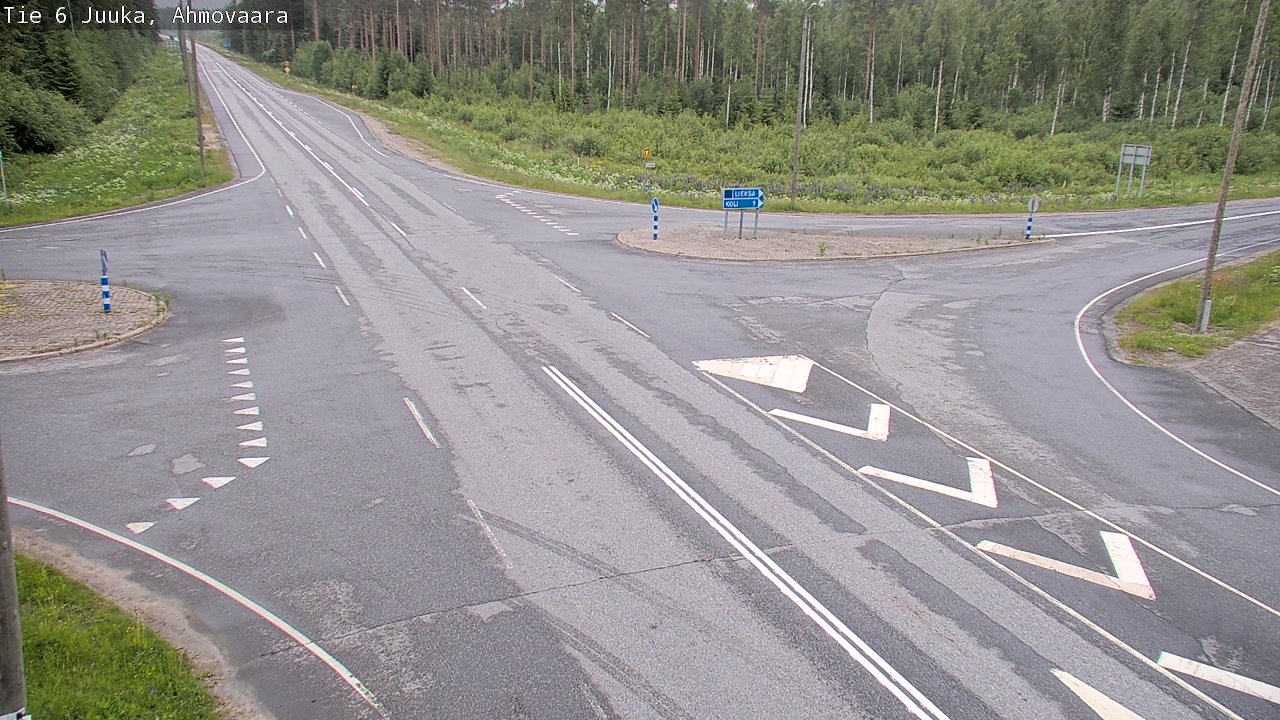 Kelikamerat Kuva Tie 6 Juuka, Ahmovaara, Juuka, Pohjois-Karjala
