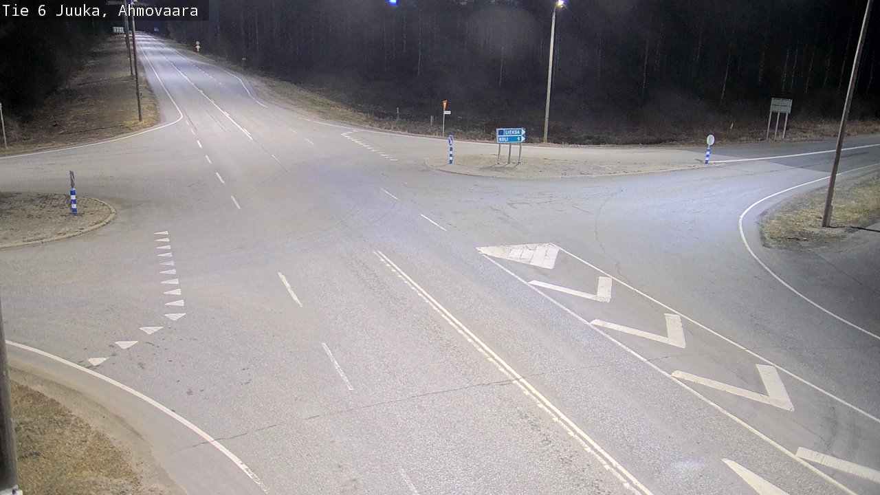 Weather Camera Image Road 6 Juuka, Ahmovaara, Juuka, Pohjois-Karjala