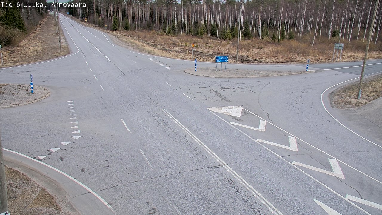 Weather Camera Image Road 6 Juuka, Ahmovaara, Juuka, Pohjois-Karjala