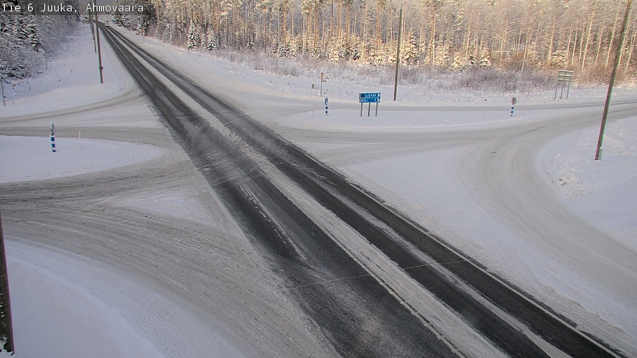 Weather Camera Image Road 6 Juuka, Ahmovaara, Juuka, Pohjois-Karjala