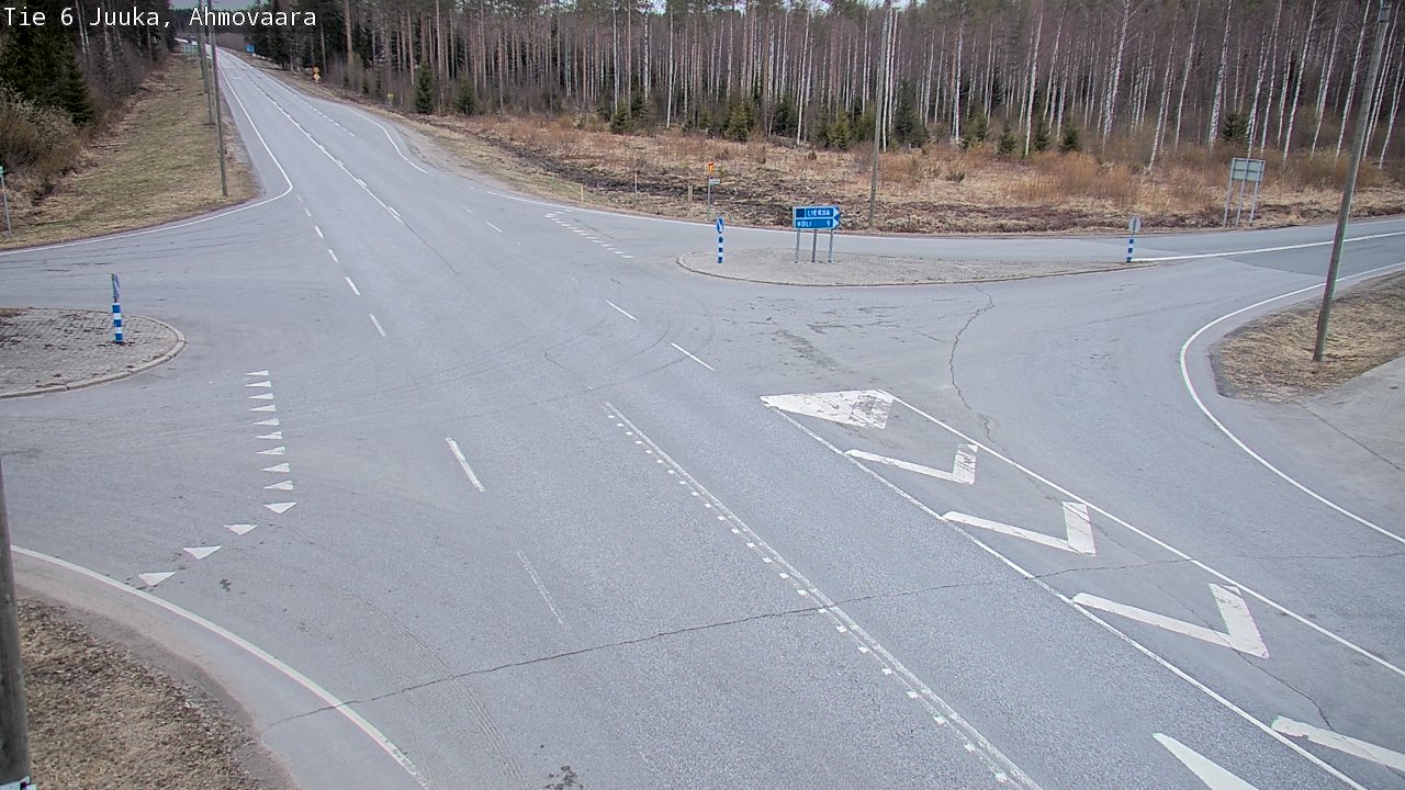 Weather Camera Image Road 6 Juuka, Ahmovaara, Juuka, Pohjois-Karjala