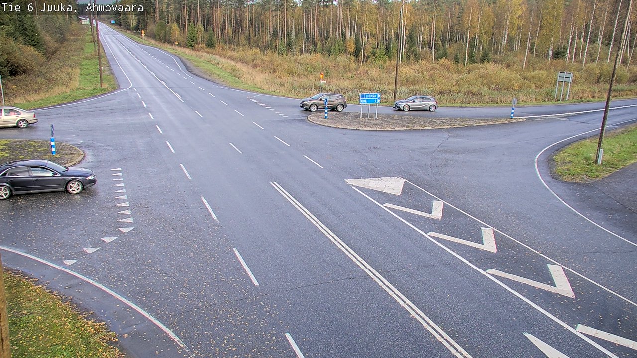 Weather Camera Image Väg 6 Juga, Ahmovaara, Juuka, Pohjois-Karjala