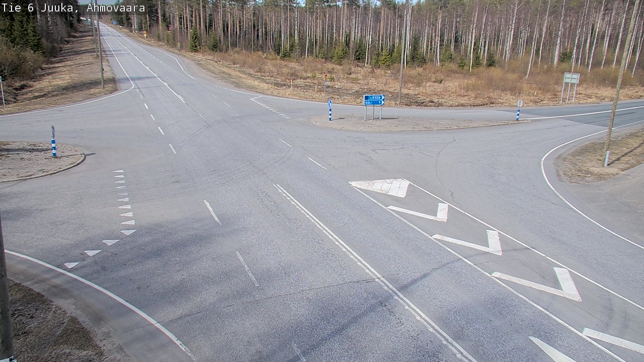 Weather Camera Image Road 6 Juuka, Ahmovaara, Juuka, Pohjois-Karjala