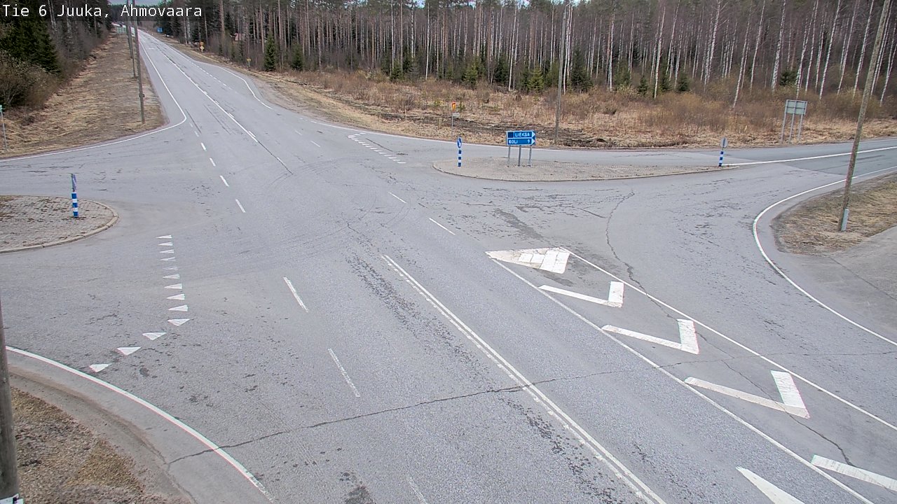 Weather Camera Image Road 6 Juuka, Ahmovaara, Juuka, Pohjois-Karjala