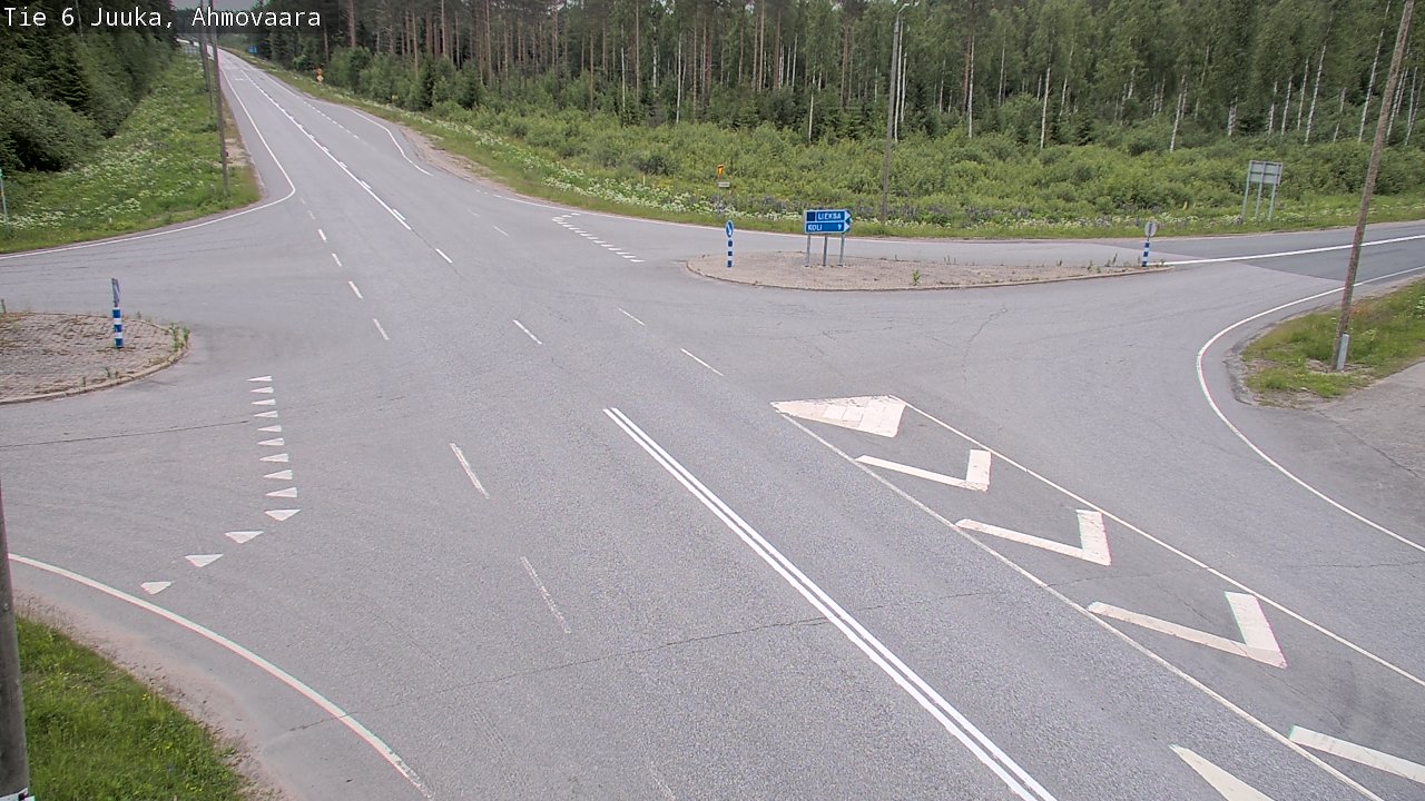 Kelikamerat Kuva Tie 6 Juuka, Ahmovaara, Juuka, Pohjois-Karjala