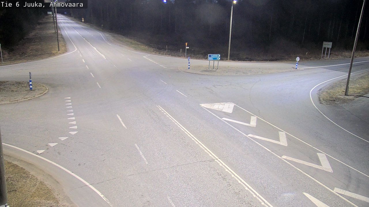 Weather Camera Image Road 6 Juuka, Ahmovaara, Juuka, Pohjois-Karjala