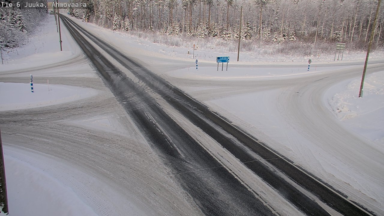 Weather Camera Image Road 6 Juuka, Ahmovaara, Juuka, Pohjois-Karjala