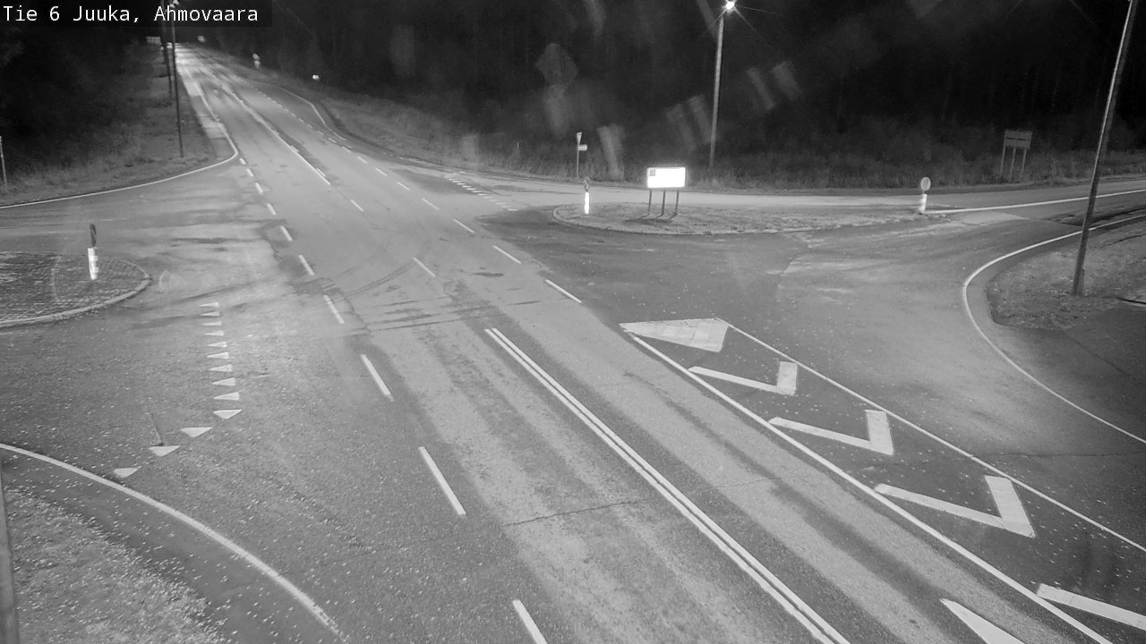 Weather Camera Image Väg 6 Juga, Ahmovaara, Juuka, Pohjois-Karjala