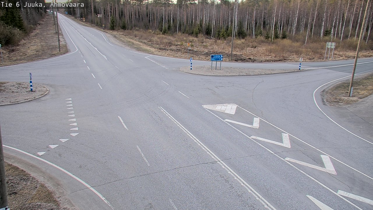 Weather Camera Image Road 6 Juuka, Ahmovaara, Juuka, Pohjois-Karjala