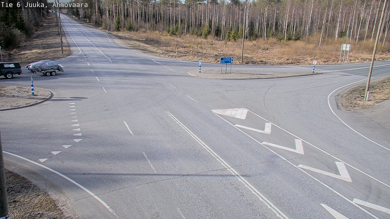 Weather Camera Image Road 6 Juuka, Ahmovaara, Juuka, Pohjois-Karjala