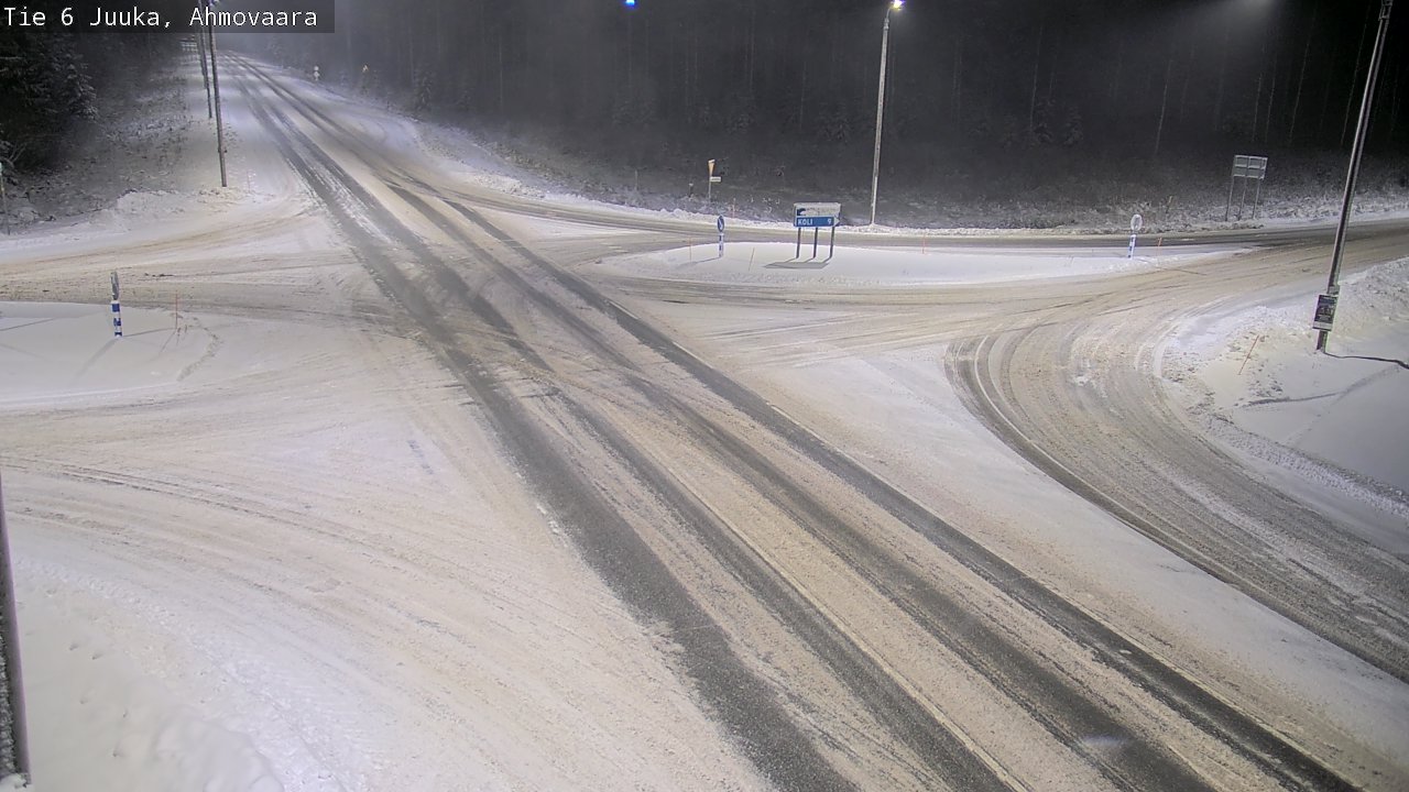 Weather Camera Image Väg 6 Juga, Ahmovaara, Juuka, Pohjois-Karjala