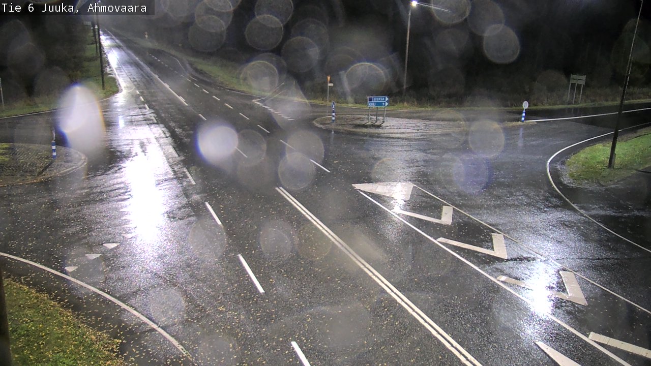 Weather Camera Image Väg 6 Juga, Ahmovaara, Juuka, Pohjois-Karjala