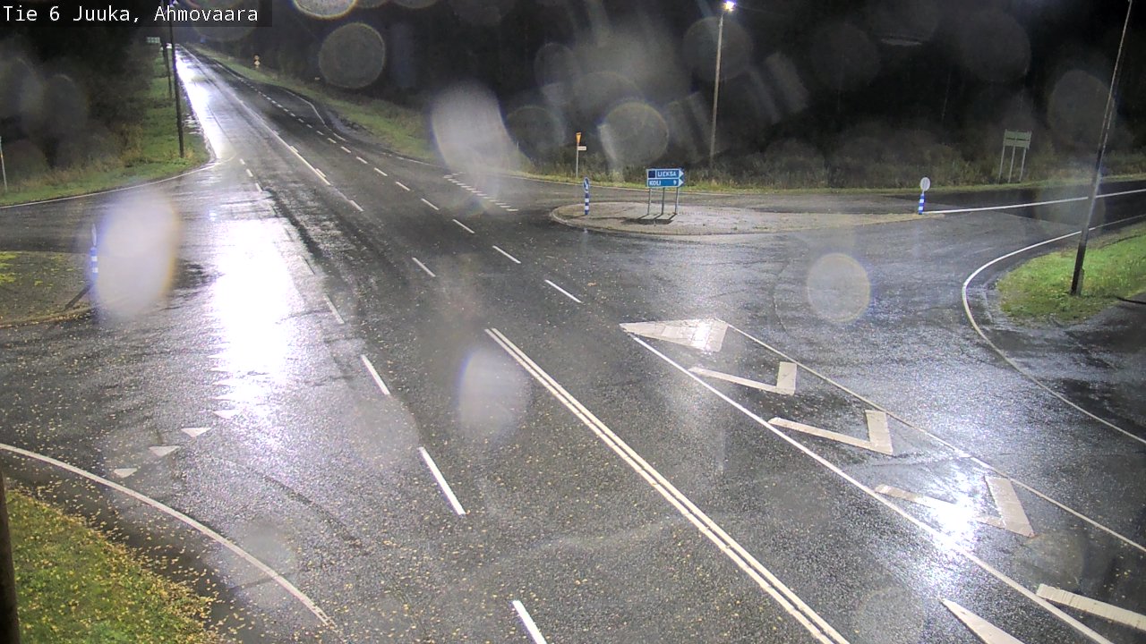 Weather Camera Image Väg 6 Juga, Ahmovaara, Juuka, Pohjois-Karjala