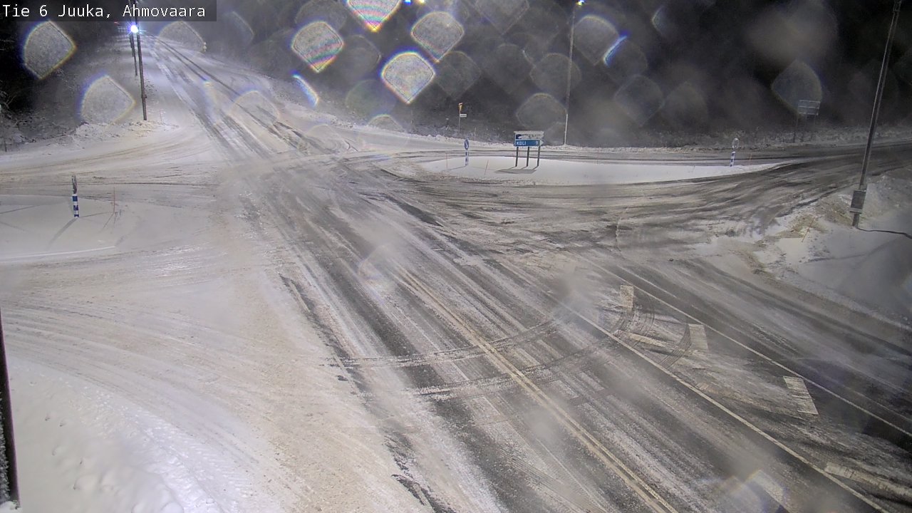 Weather Camera Image Väg 6 Juga, Ahmovaara, Juuka, Pohjois-Karjala