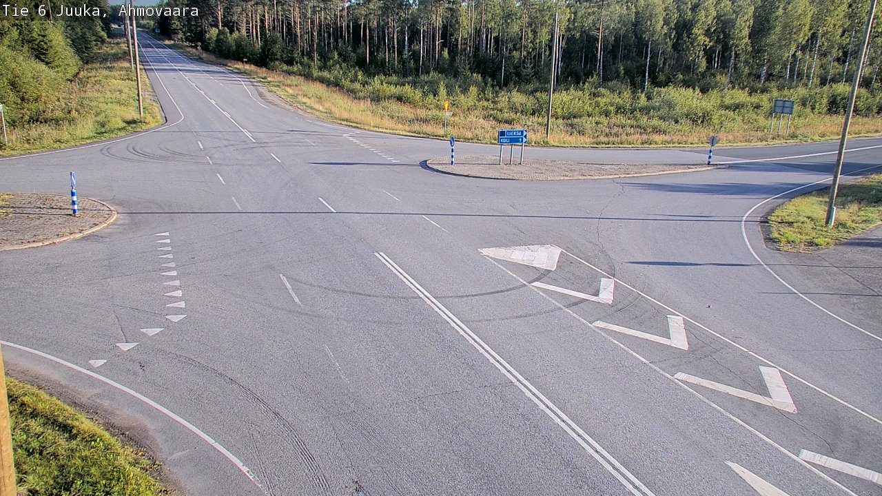 Weather Camera Image Road 6 Juuka, Ahmovaara, Juuka, Pohjois-Karjala