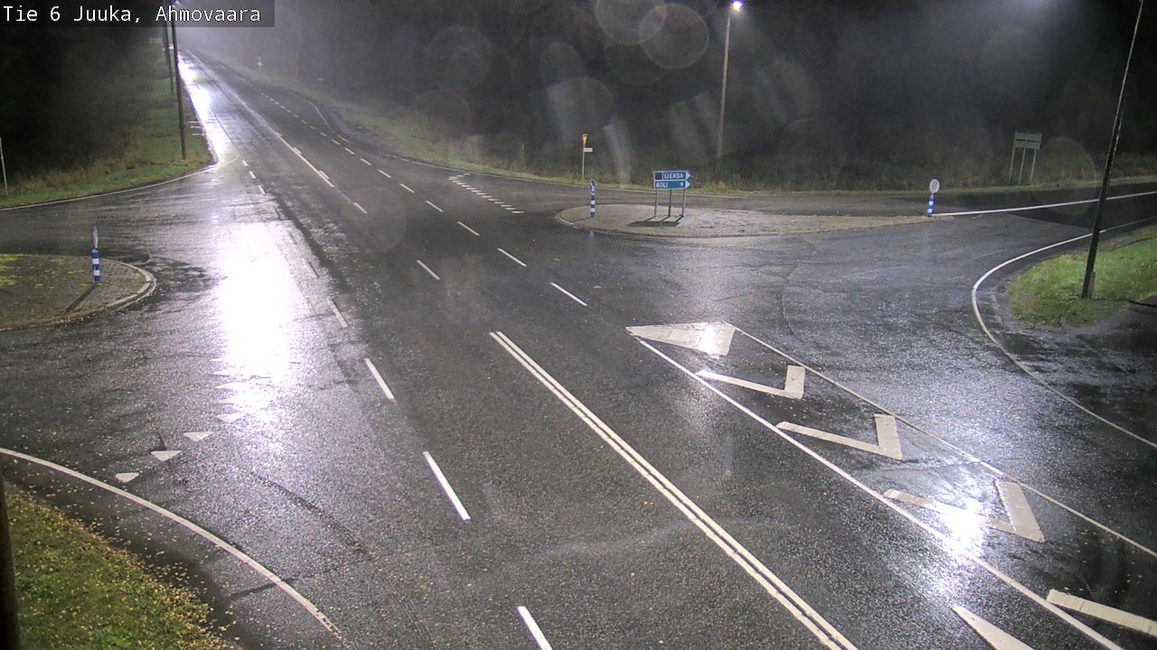 Weather Camera Image Väg 6 Juga, Ahmovaara, Juuka, Pohjois-Karjala