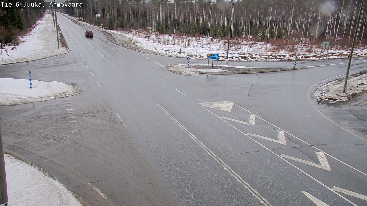 Weather Camera Image Road 6 Juuka, Ahmovaara, Juuka, Pohjois-Karjala