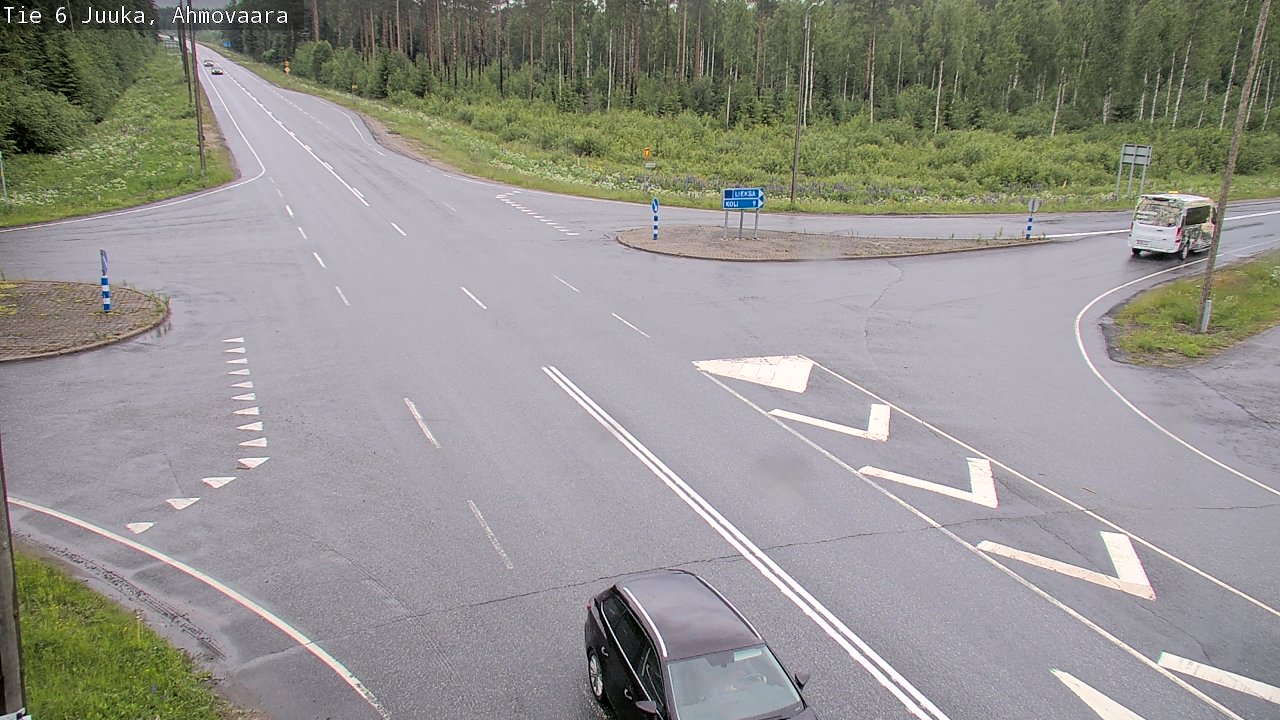 Weather Camera Image Väg 6 Juga, Ahmovaara, Juuka, Pohjois-Karjala