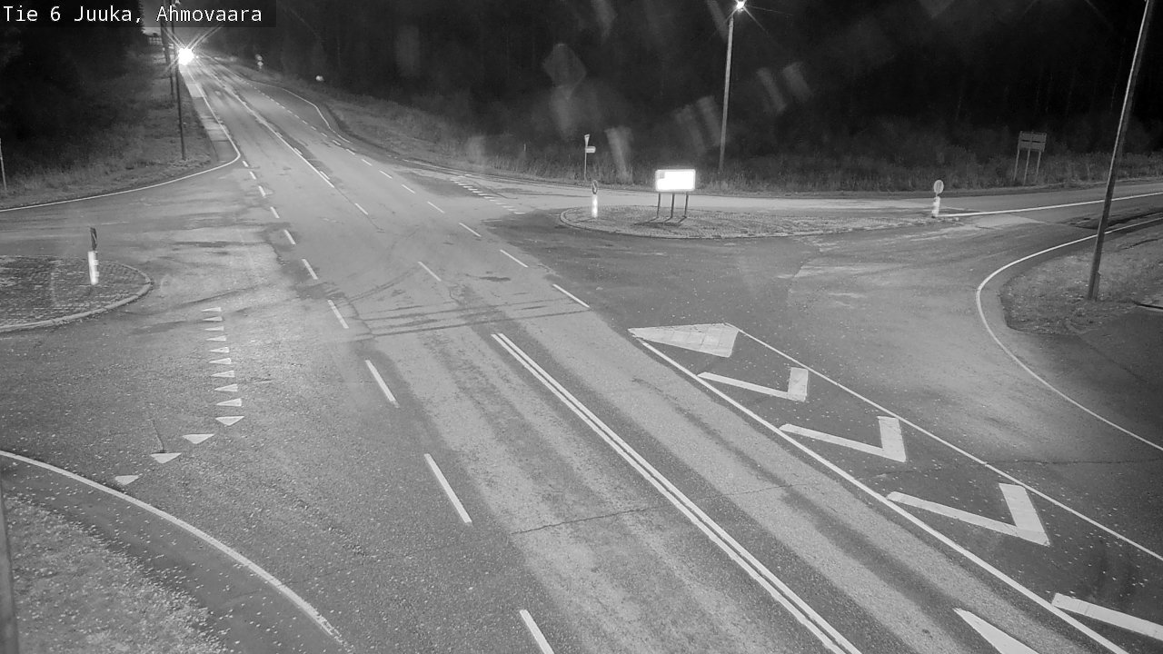Weather Camera Image Väg 6 Juga, Ahmovaara, Juuka, Pohjois-Karjala