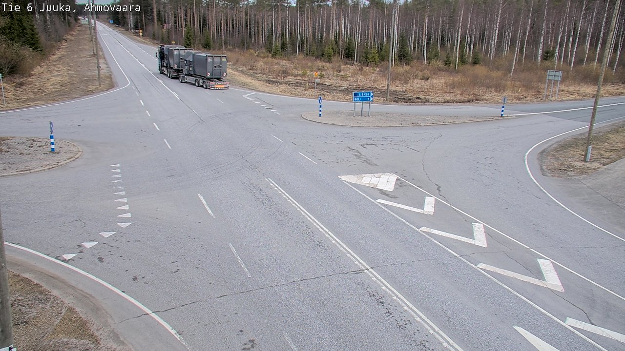 Weather Camera Image Road 6 Juuka, Ahmovaara, Juuka, Pohjois-Karjala