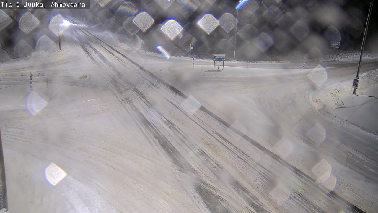 Weather Camera Image Väg 6 Juga, Ahmovaara, Juuka, Pohjois-Karjala