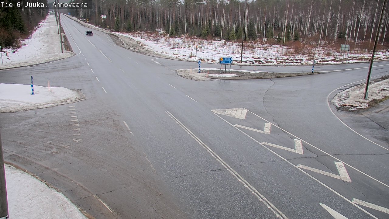 Weather Camera Image Road 6 Juuka, Ahmovaara, Juuka, Pohjois-Karjala