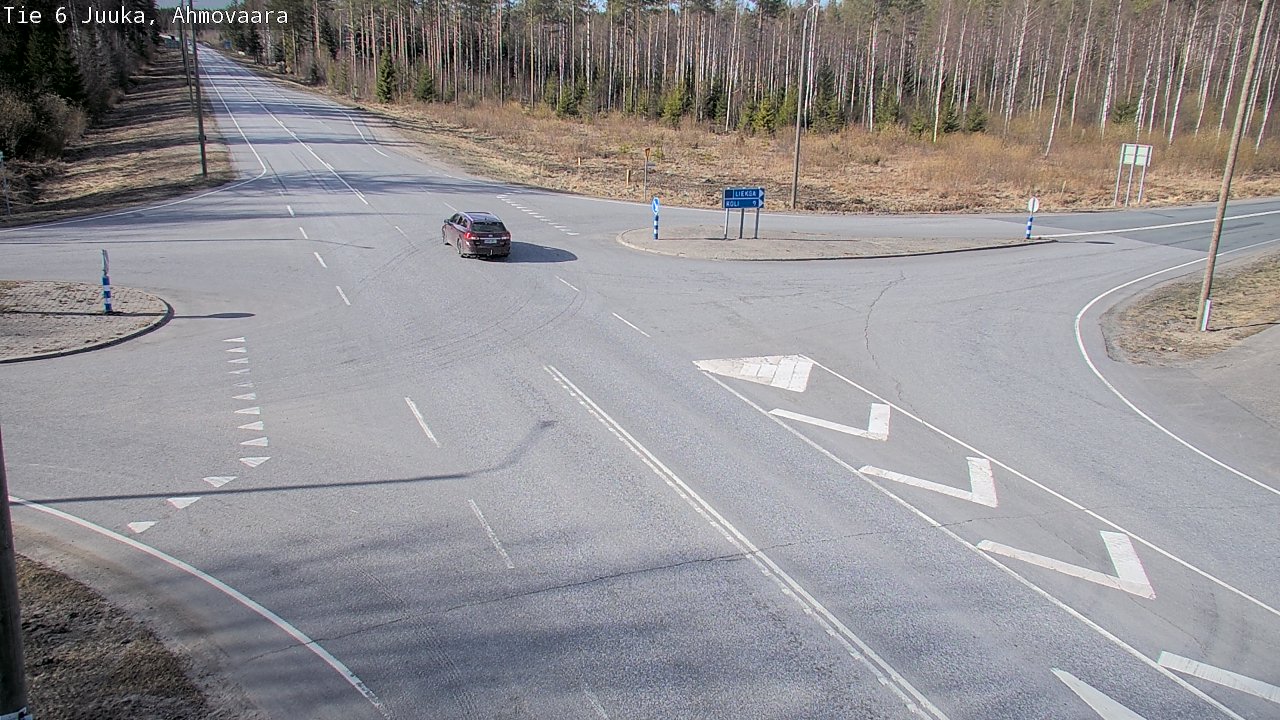 Weather Camera Image Road 6 Juuka, Ahmovaara, Juuka, Pohjois-Karjala
