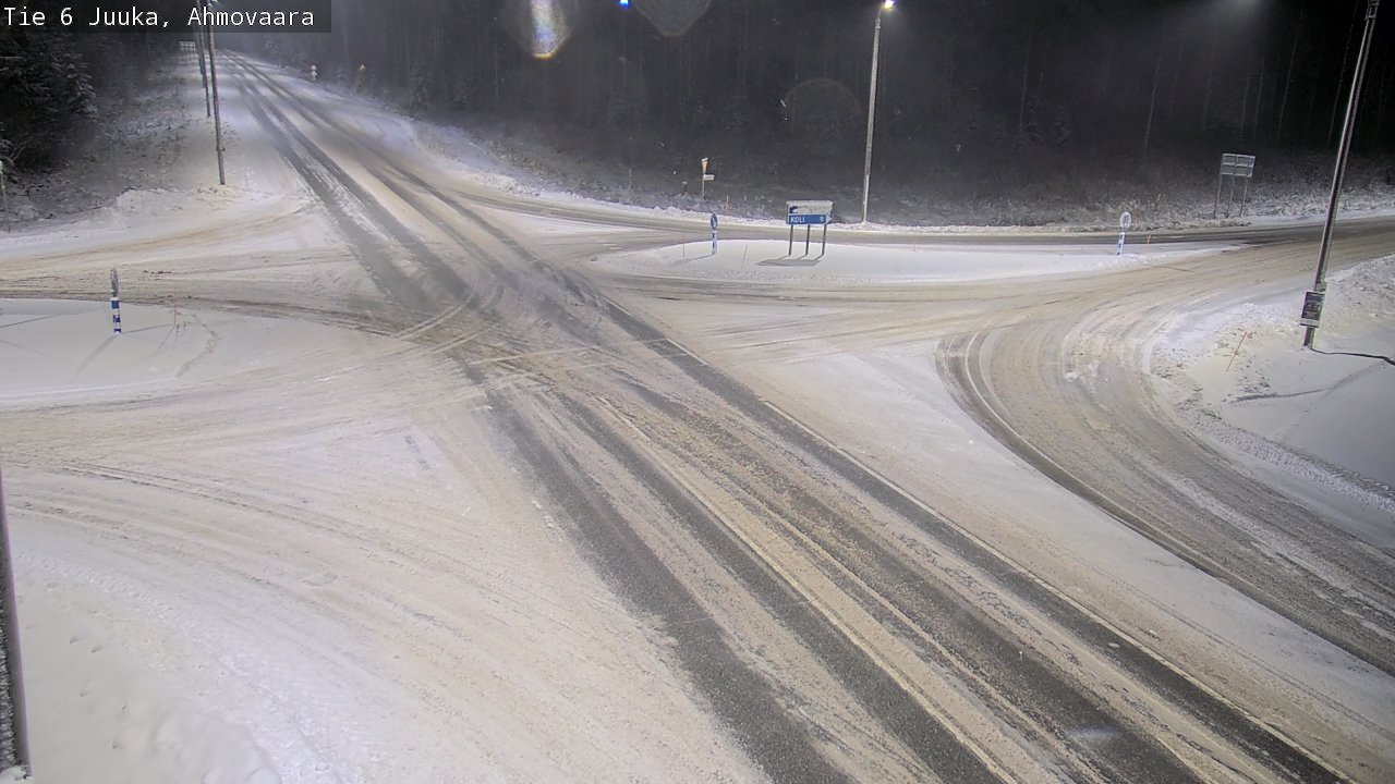 Weather Camera Image Väg 6 Juga, Ahmovaara, Juuka, Pohjois-Karjala
