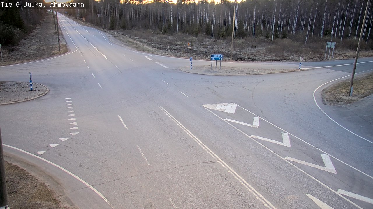 Kelikamerat Kuva Tie 6 Juuka, Ahmovaara, Juuka, Pohjois-Karjala