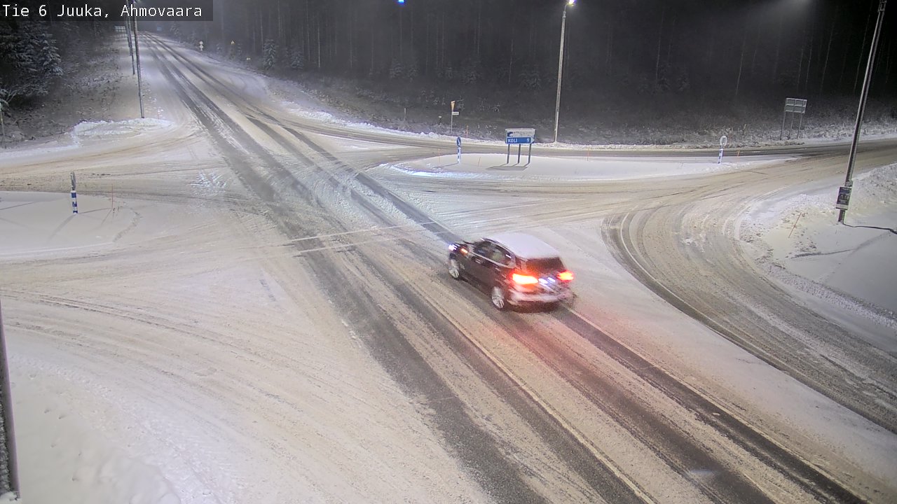 Weather Camera Image Väg 6 Juga, Ahmovaara, Juuka, Pohjois-Karjala