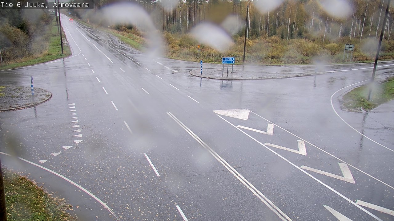 Weather Camera Image Väg 6 Juga, Ahmovaara, Juuka, Pohjois-Karjala
