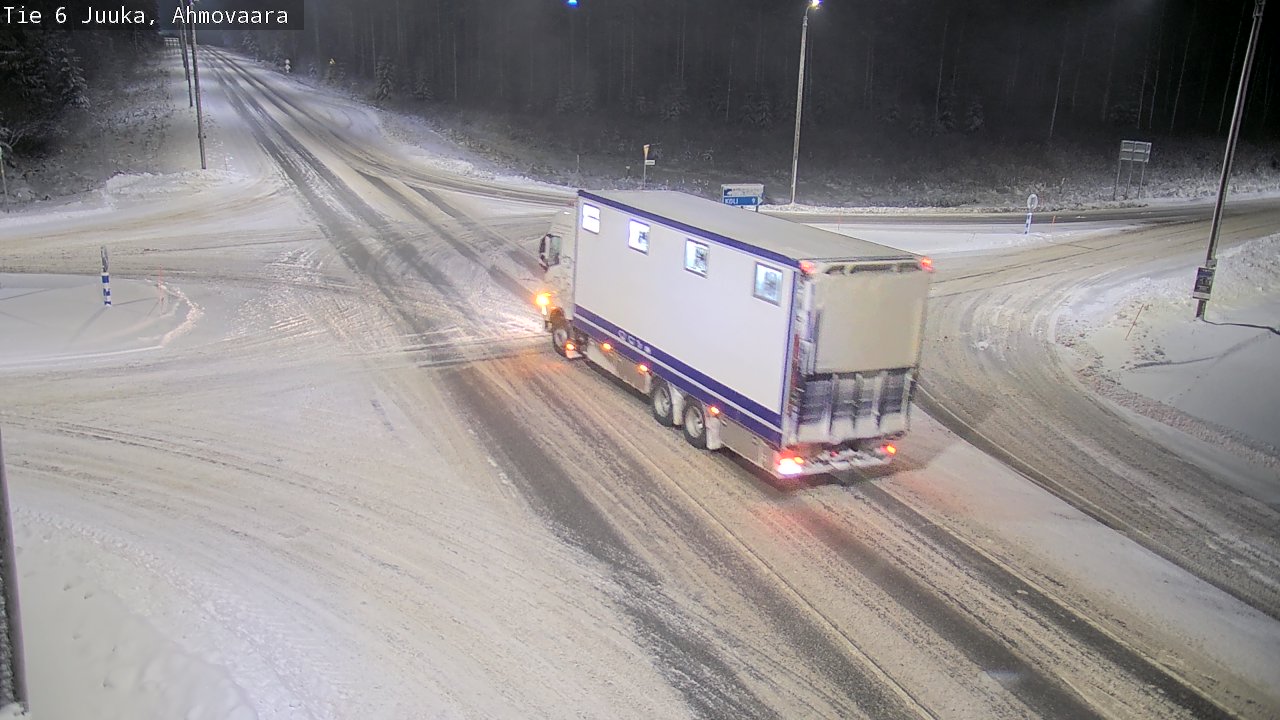 Weather Camera Image Väg 6 Juga, Ahmovaara, Juuka, Pohjois-Karjala